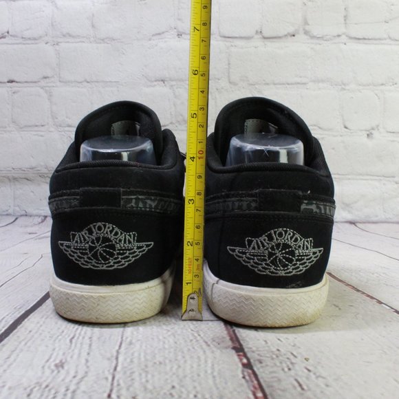 Nike Air Jordan Retro V.1 Black Leather Mesh Low Top Street Sneakers US 11 - Picture 8 of 9